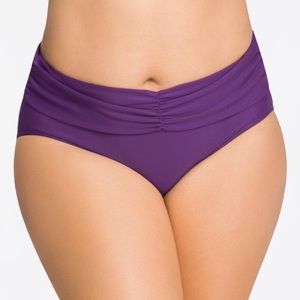 Ashley Stewart Purple Bikini Bottom